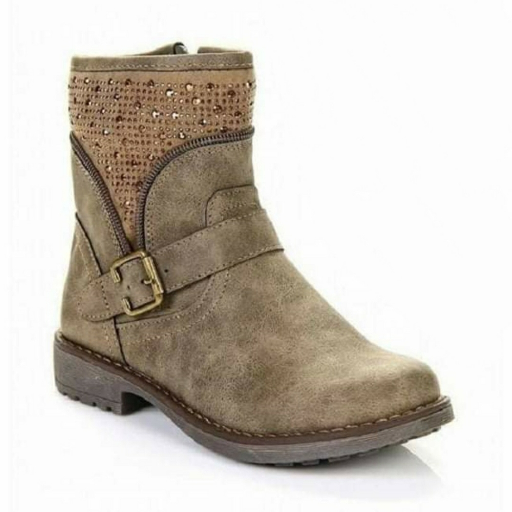 Khaki Kids Boots
